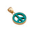 Alchemia Howlite Peace Sign Pendant | Charles Albert Jewelry