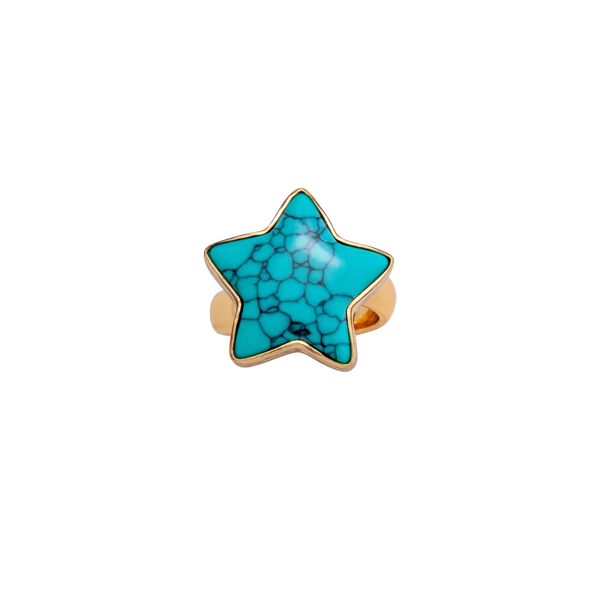 Alchemia Howlite Star Adjustable Ring | Charles Albert Jewelry