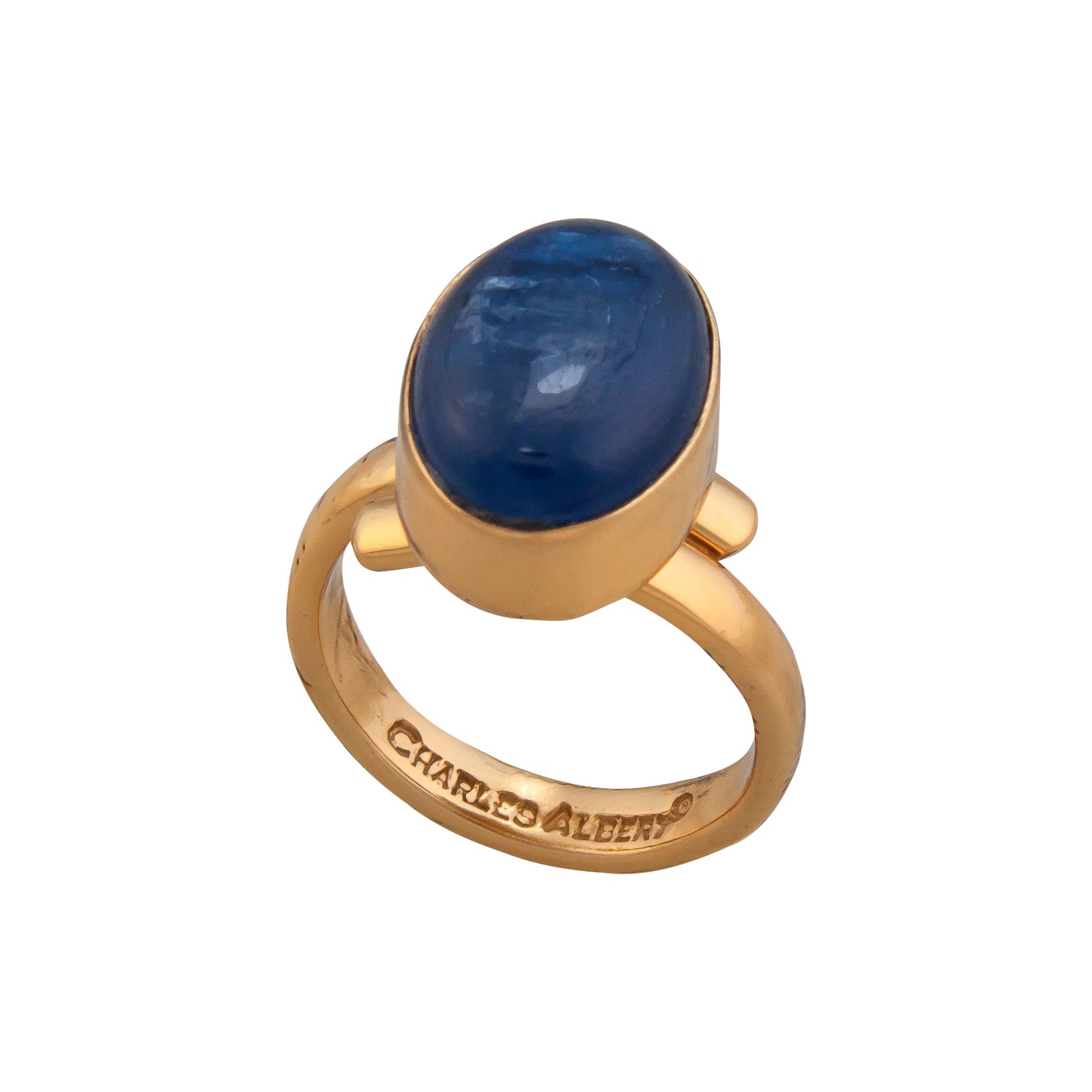 Alchemia Kyanite Oval Petite Adjustable Ring | Charles Albert Jewelry