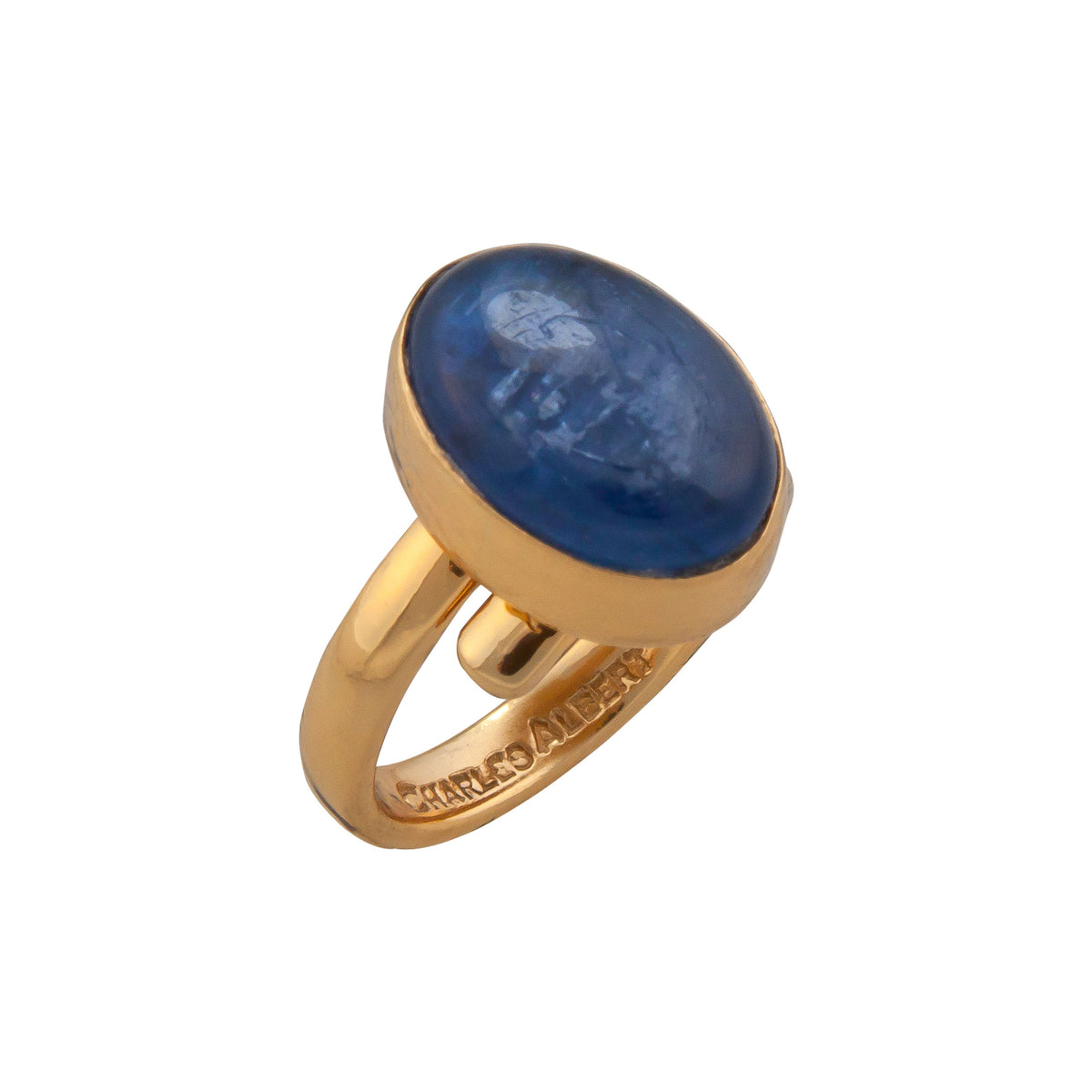 Alchemia Kyanite Oval Petite Adjustable Ring | Charles Albert Jewelry