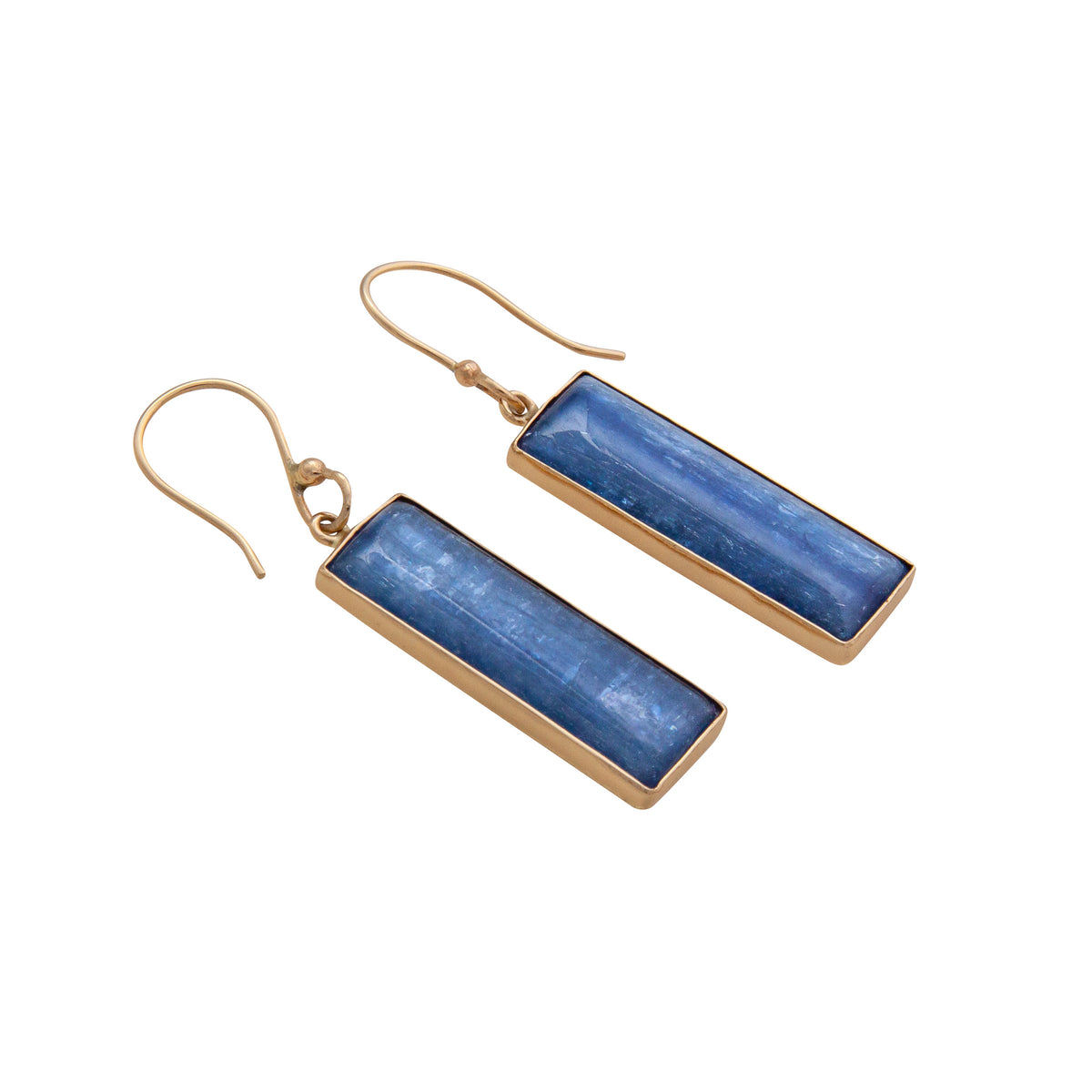 Alchemia Kyanite Rectangle Drop Earrings | Charles Albert Jewelry