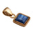 Alchemia Kyanite Square Pendant with Rope Edge | Charles Albert Jewelry