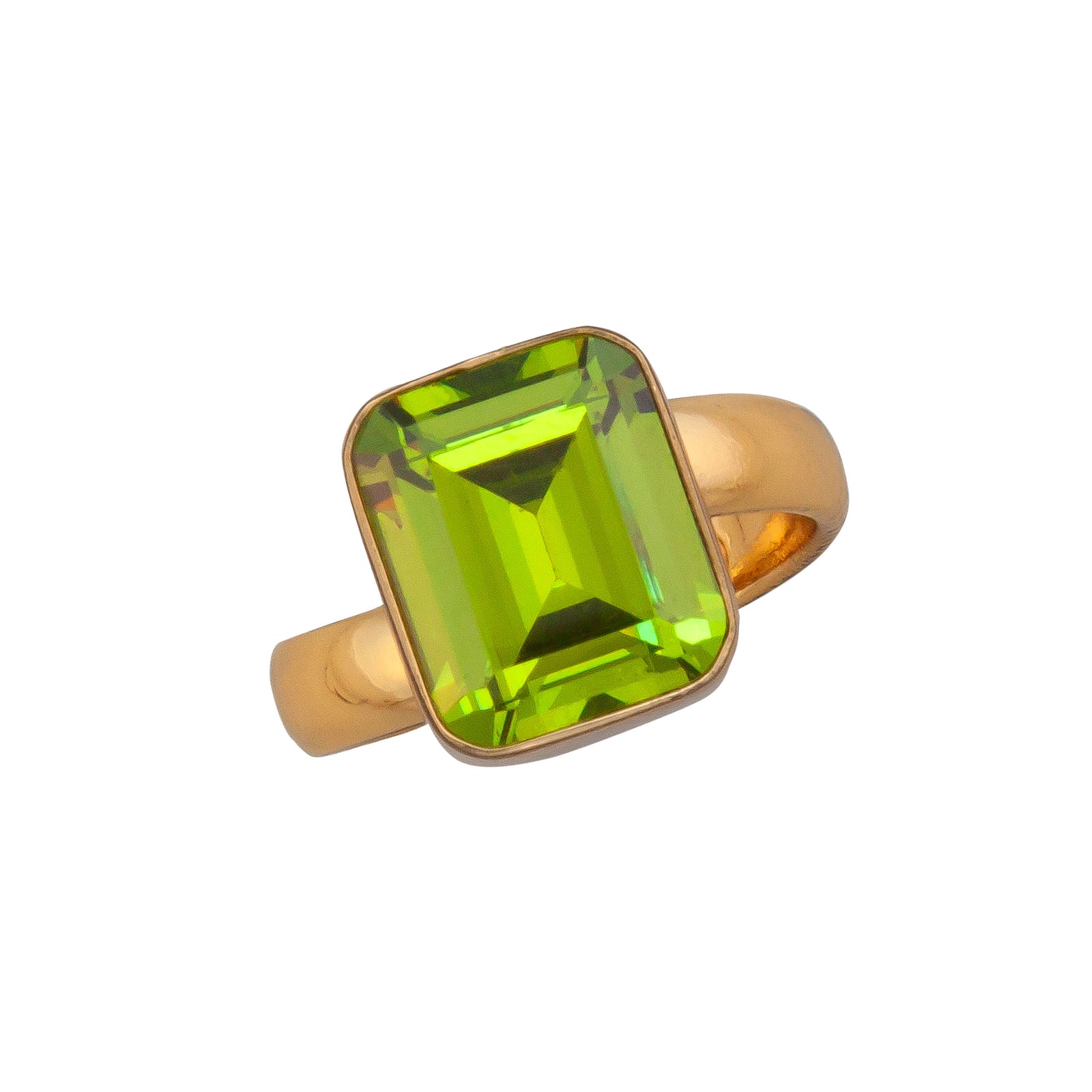 Alchemia Lab Created Peridot Adjustable Ring | Charles Albert Jewelry