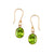 Alchemia Lab Created Peridot Oval Drop Earrings | Charles Albert Jewelry