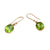 Alchemia Lab Created Peridot Oval Drop Earrings | Charles Albert Jewelry