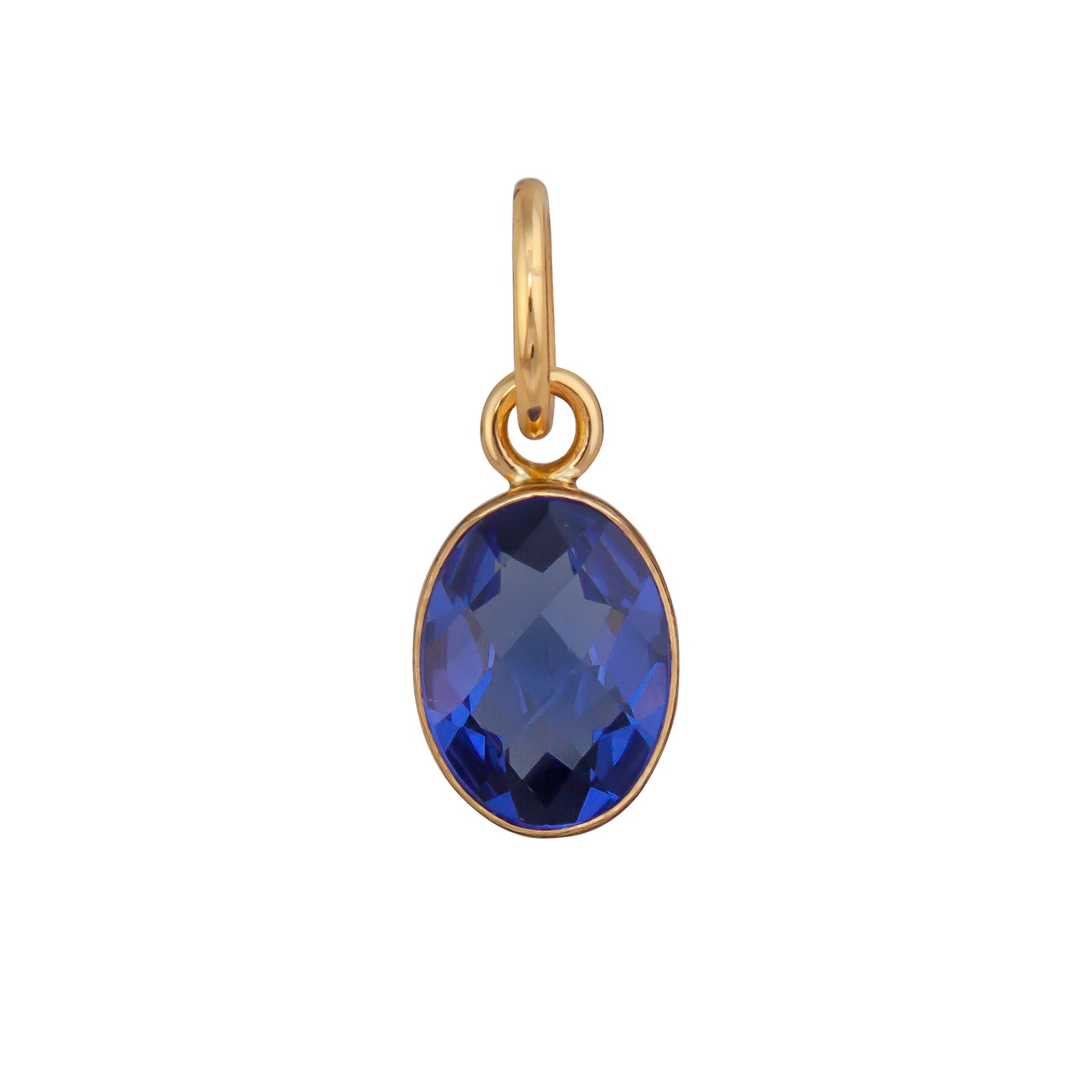 Alchemia Lab Created Tanzanite Charm Pendant | Charles Albert Jewelry