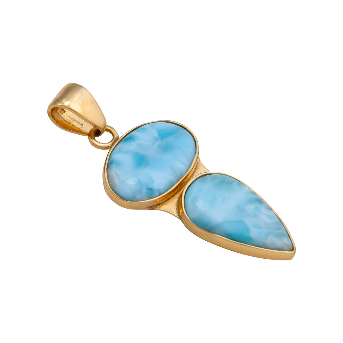 Alchemia Larimar Double Pendant | Charles Albert Jewelry