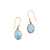 Alchemia Larimar Oval Drop Earrings | Charles Albert Jewelry