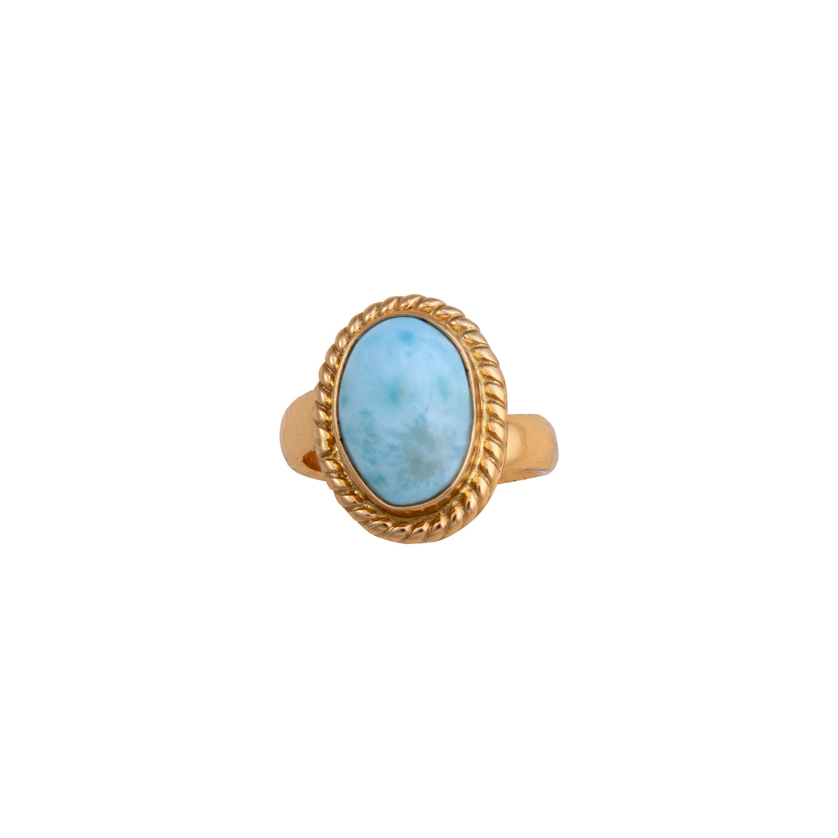 Alchemia Larimar Rope Adjustable Ring | Charles Albert Jewelry