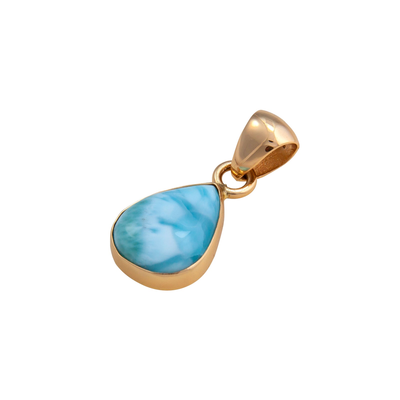 Alchemia Larimar Teardrop Pendant | Charles Albert Jewelry