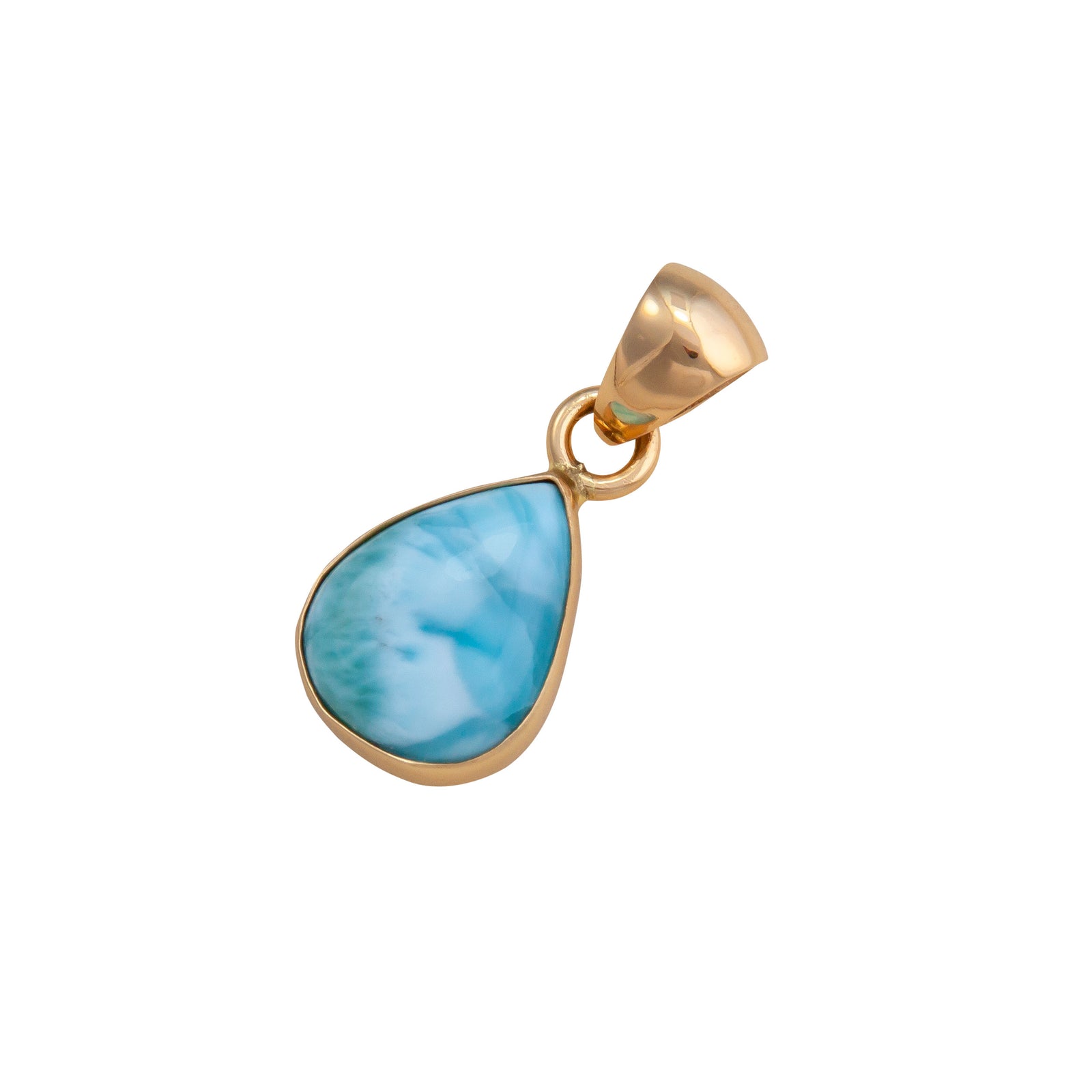 Alchemia Larimar Teardrop Pendant | Charles Albert Jewelry