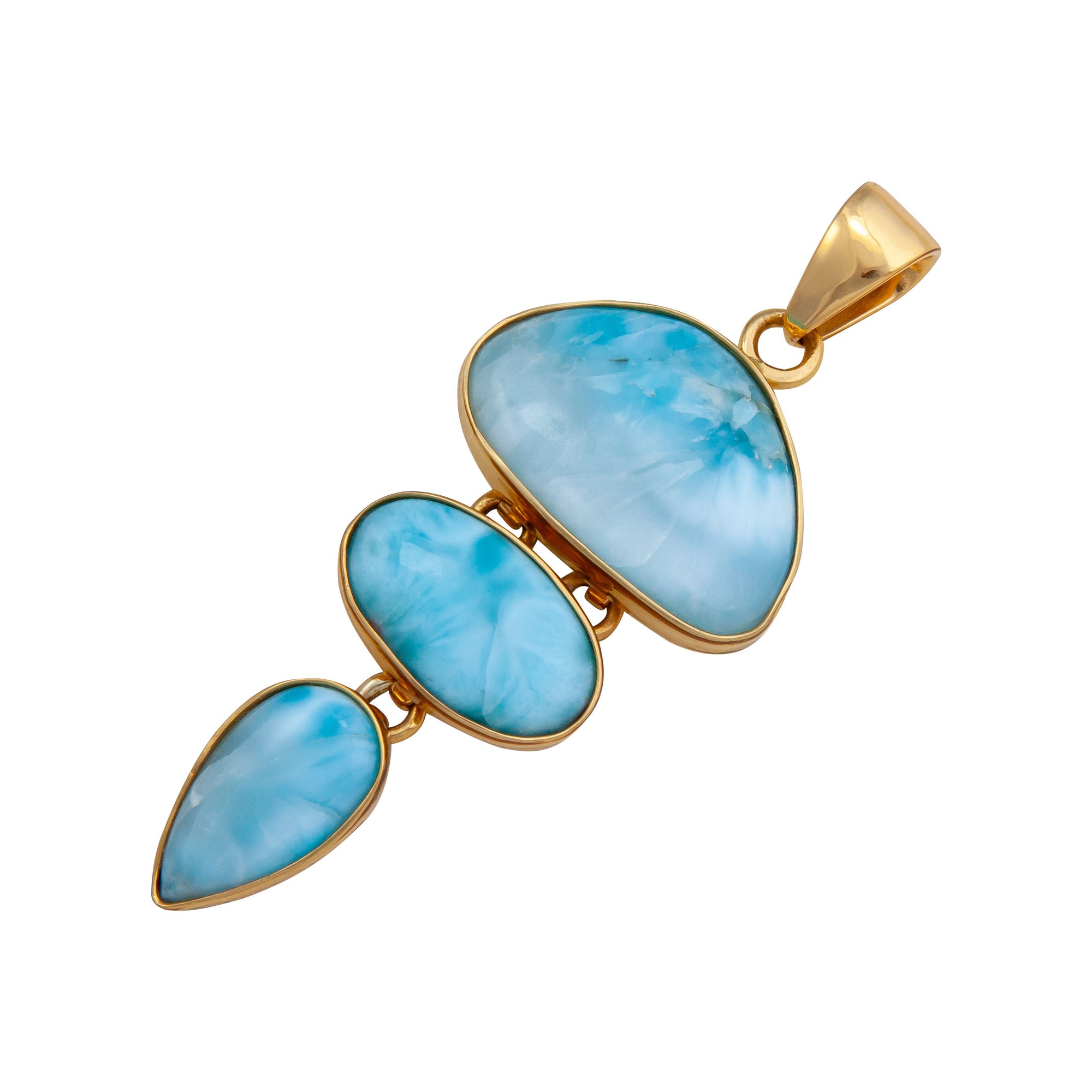 Alchemia Larimar Triple Pendant | Charles Albert Jewelry