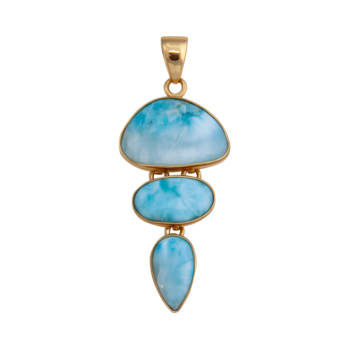 Alchemia Larimar Triple Pendant | Charles Albert Jewelry