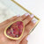 Alchemia Light Pink Jasper Adjustable Ring with Detailed Edge - Style #2 | Charles Albert Jewelry