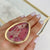 Alchemia Light Pink Jasper Adjustable Ring with Detailed Edge - Style #3 | Charles Albert Jewelry