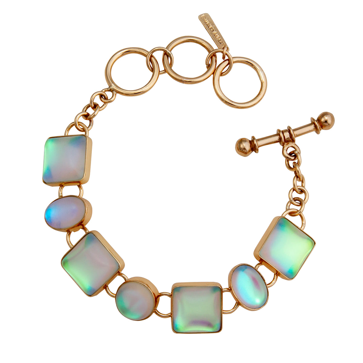 Alchemia Luminite Oval and Square Bracelet | Charles Albert Jewelry