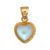 Alchemia Luminite Petite Heart Pendant with Rope Detail | Charles Albert Jewelry