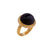 Alchemia Matte Black Druzy Ring | Charles Albert Jewelry