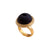 Alchemia Matte Black Druzy Ring | Charles Albert Jewelry