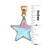 Alchemia Medium (30mm) Luminite Star Pendant | Charles Albert Jewelry