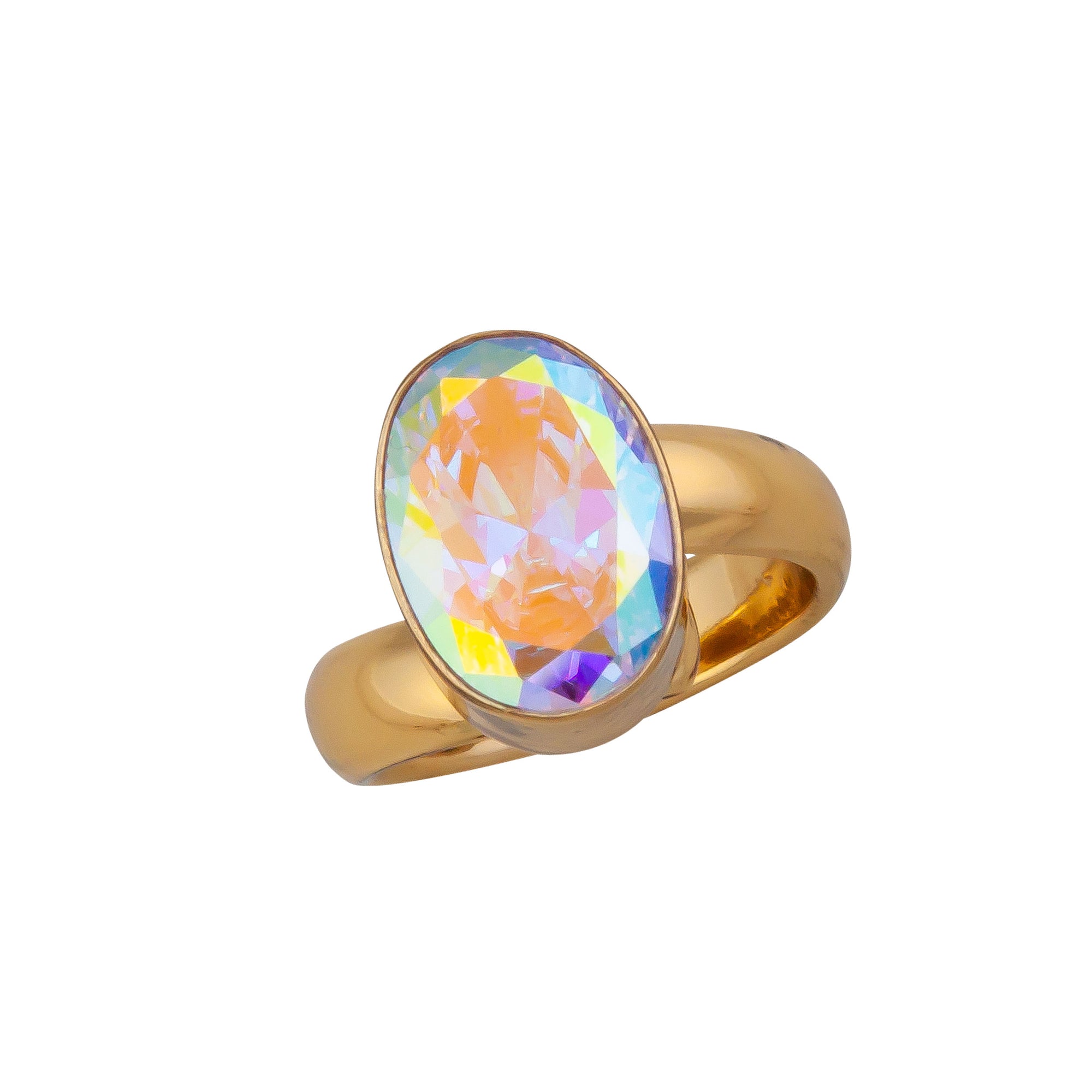 Alchemia Mercury Mist Oval Adjustable Ring | Charles Albert Jewelry