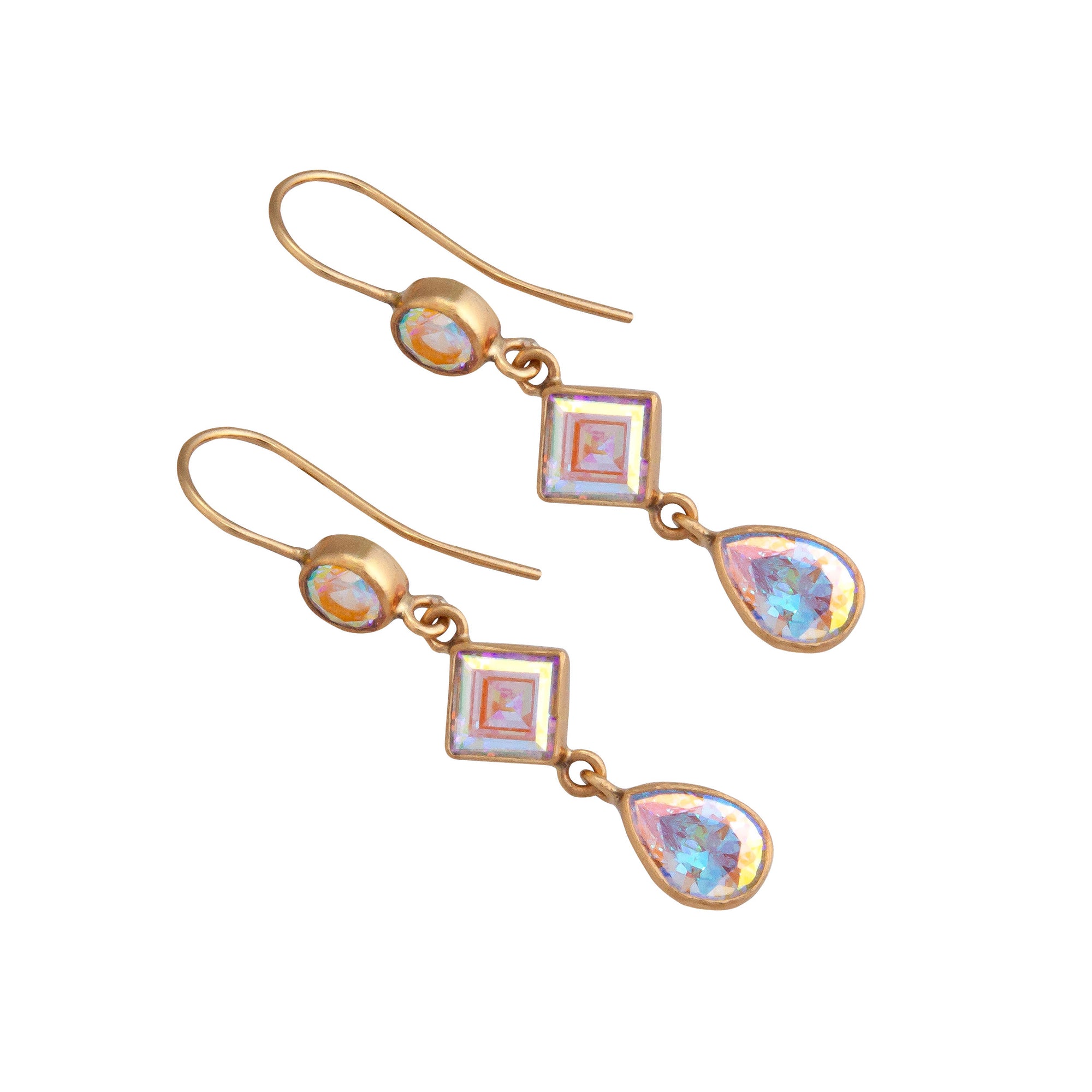 Alchemia Mercury Mist Triple Drop Earrings | Charles Albert Jewelry