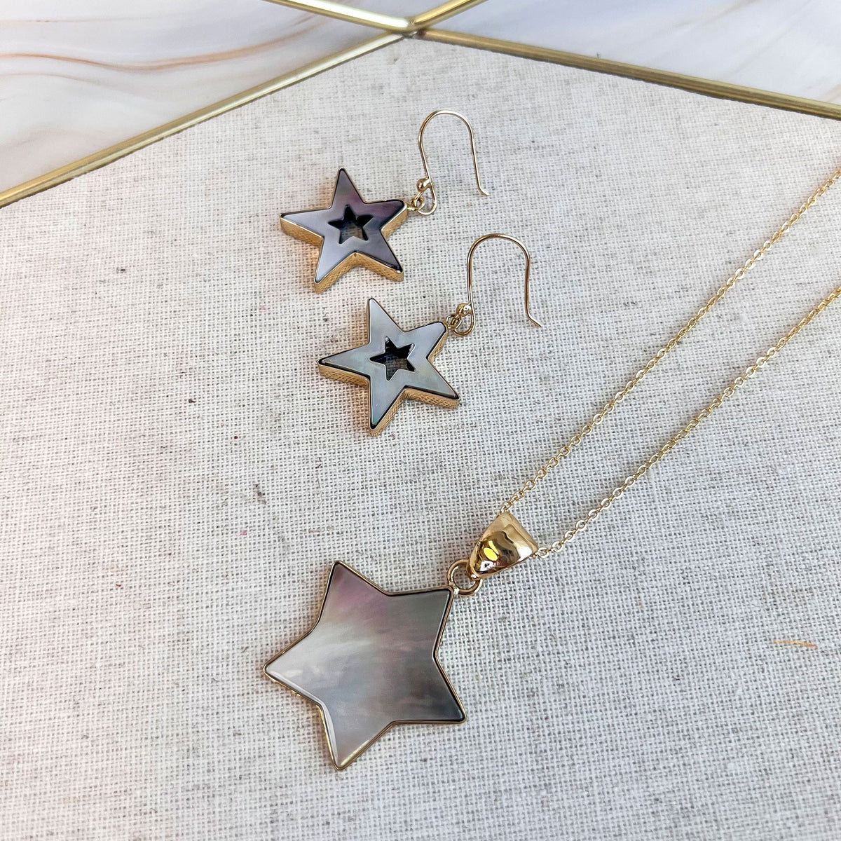 Alchemia Mother of Pearl Star Pendant | Charles Albert Jewelry