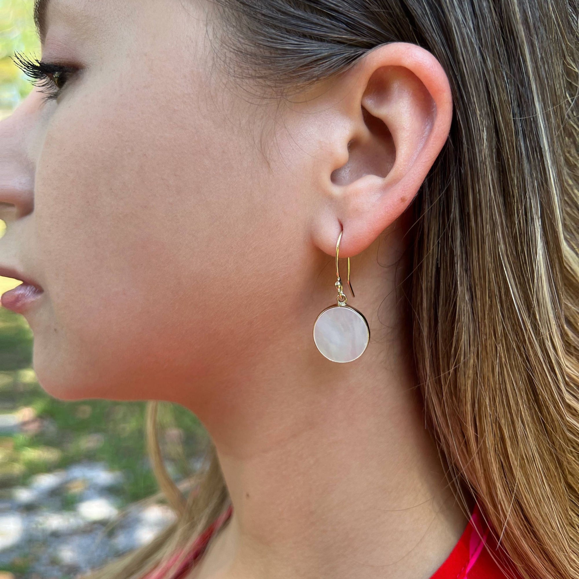 Alchemia Mother of Pearl Drop Earrings | Charles Albert Jewelry