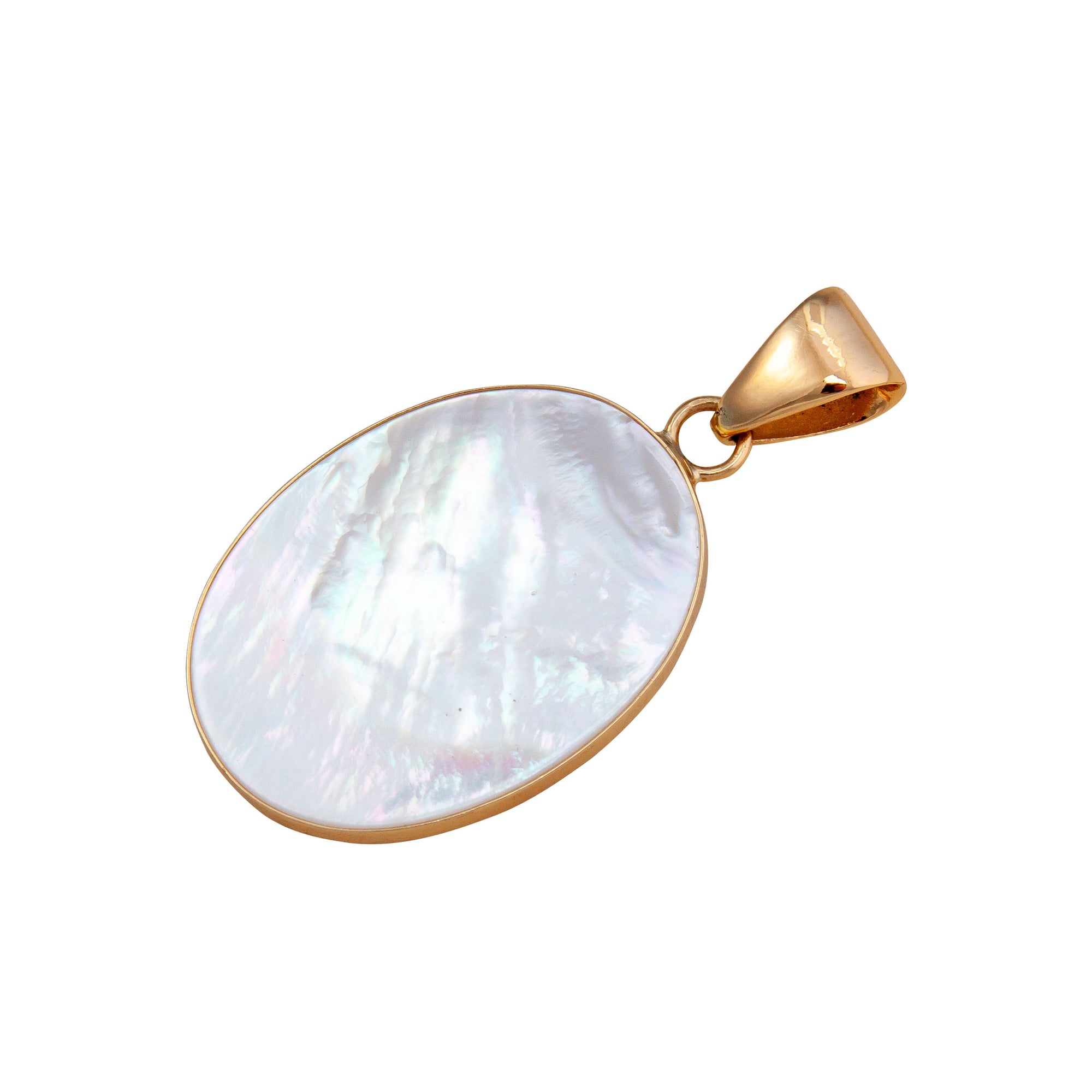 Alchemia Mother of Pearl Oval Pendant | Charles Albert Jewelry