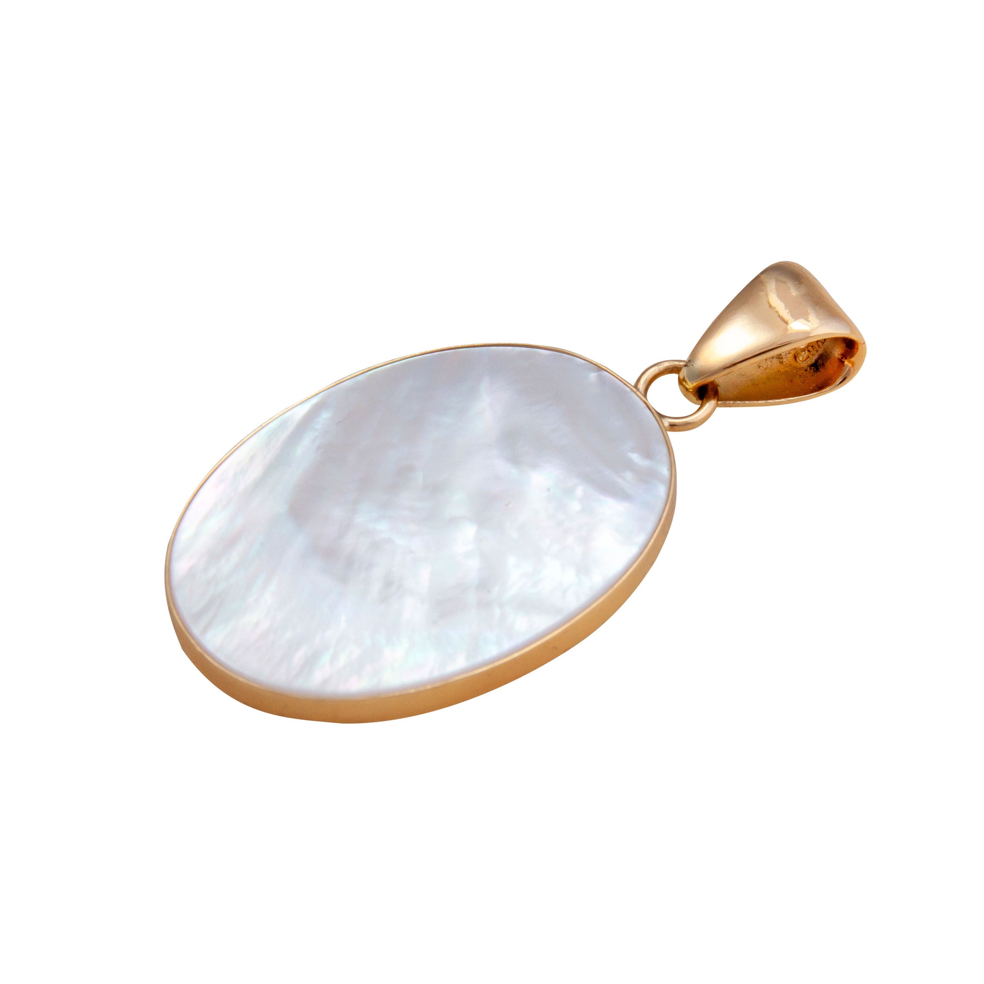 Alchemia Mother of Pearl Oval Pendant | Charles Albert Jewelry