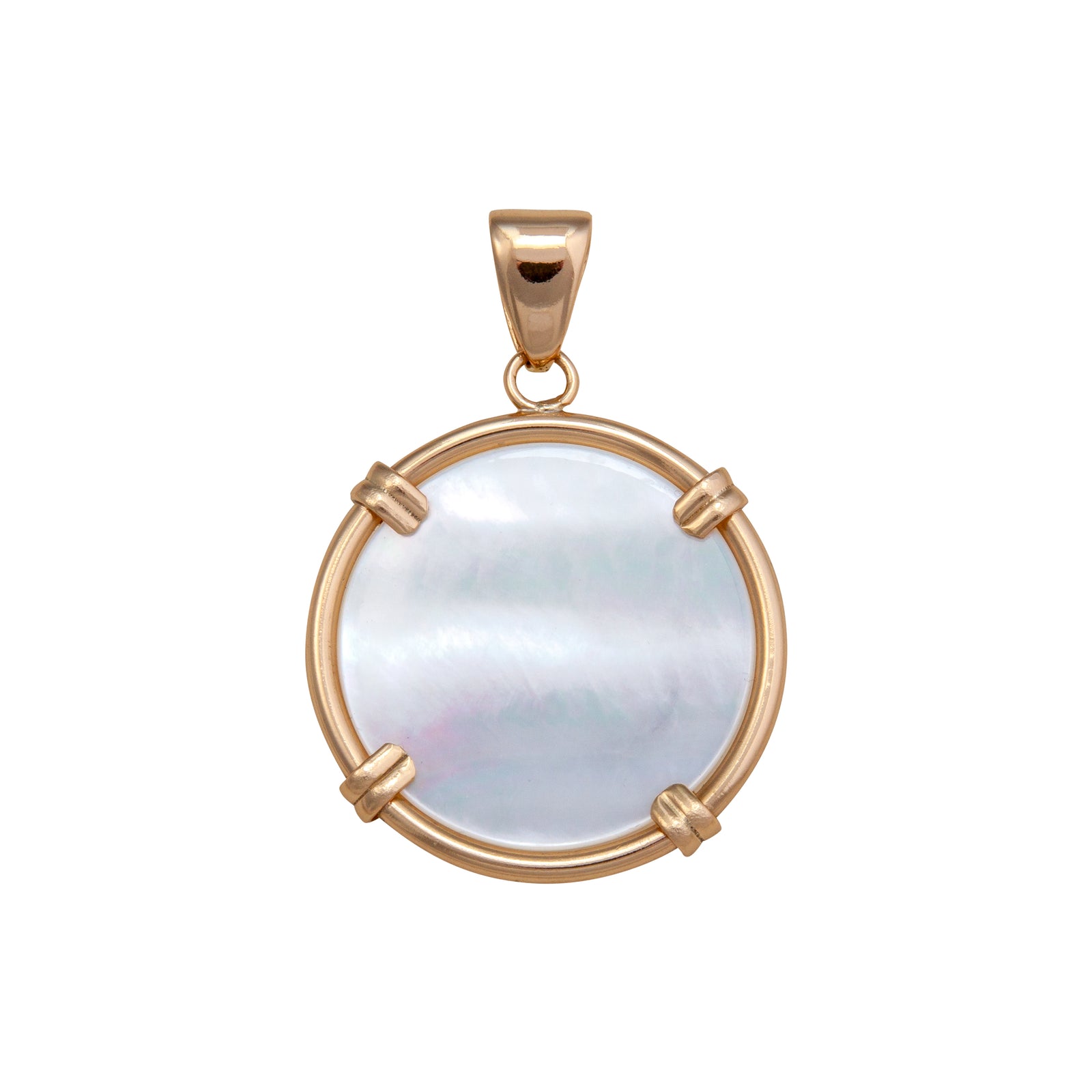 Alchemia Mother of Pearl Prong Pendant | Charles Albert Jewelry