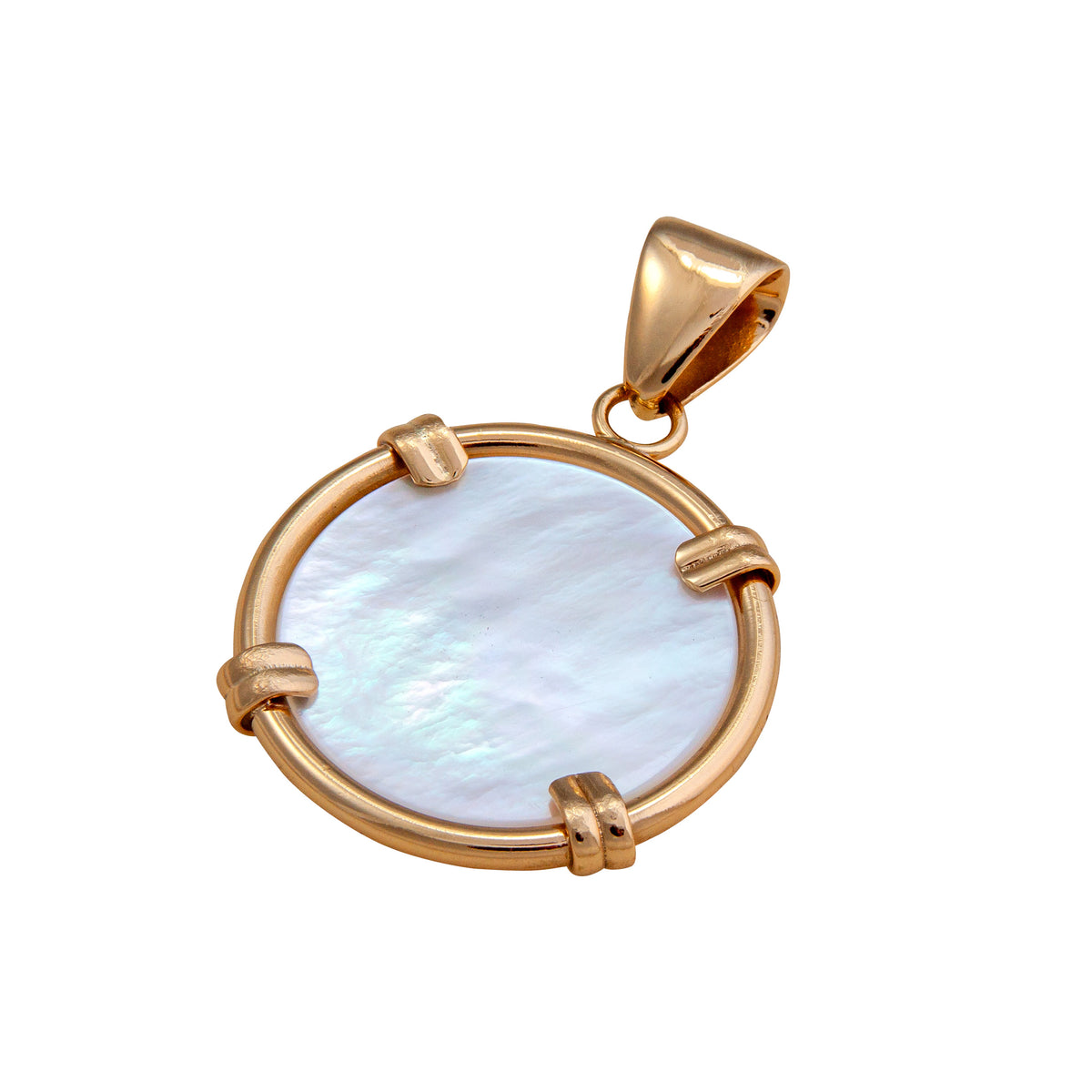 Alchemia Mother of Pearl Prong Pendant - Large | Charles Albert Jewelry