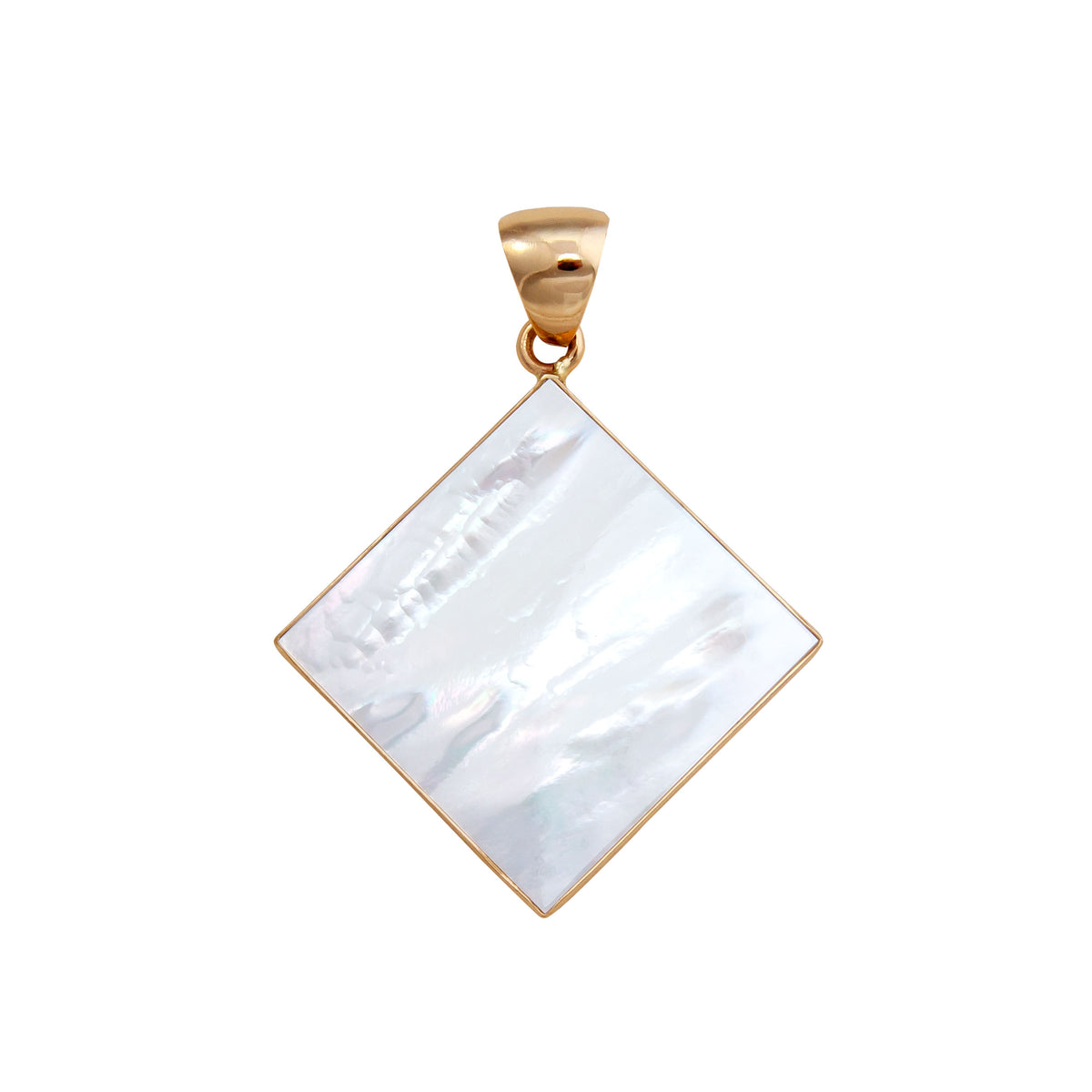 Alchemia Mother of Pearl Rhombus Pendant | Charles Albert Jewelry