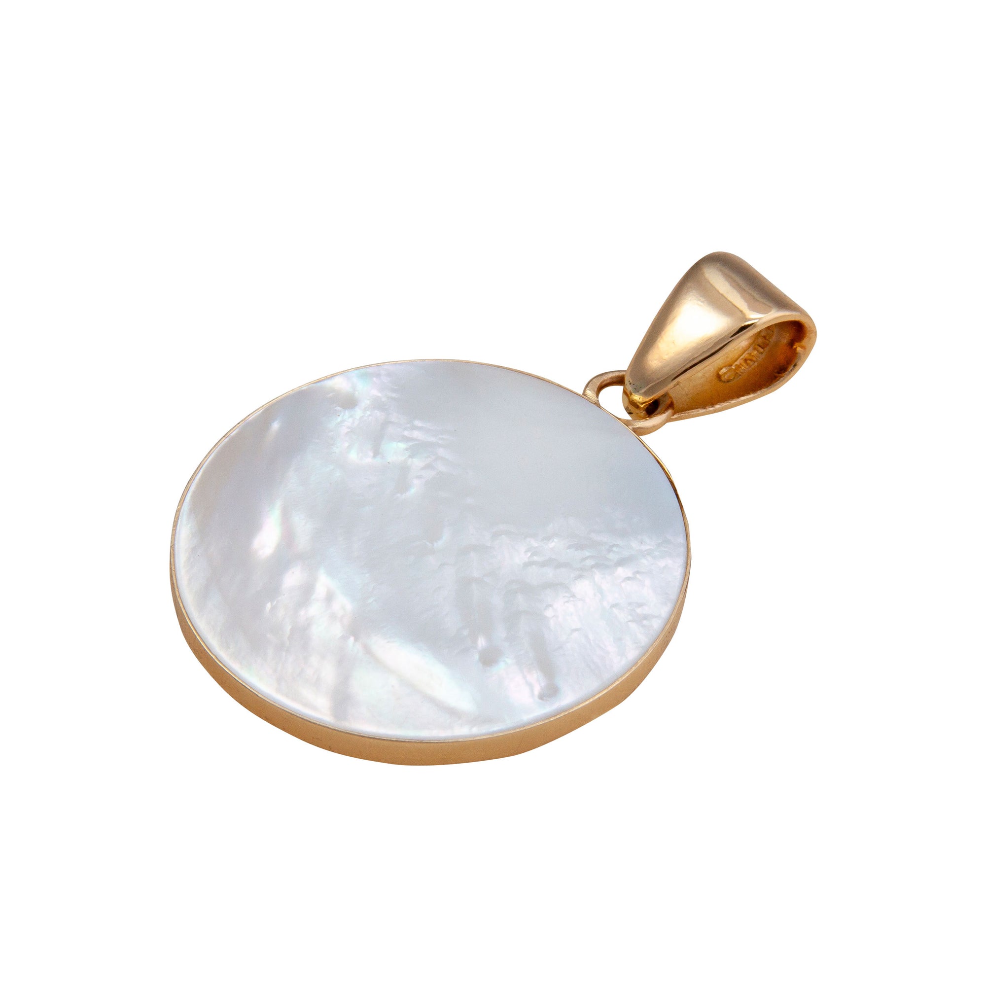 Alchemia Mother of Pearl Round Pendant | Charles Albert Jewelry