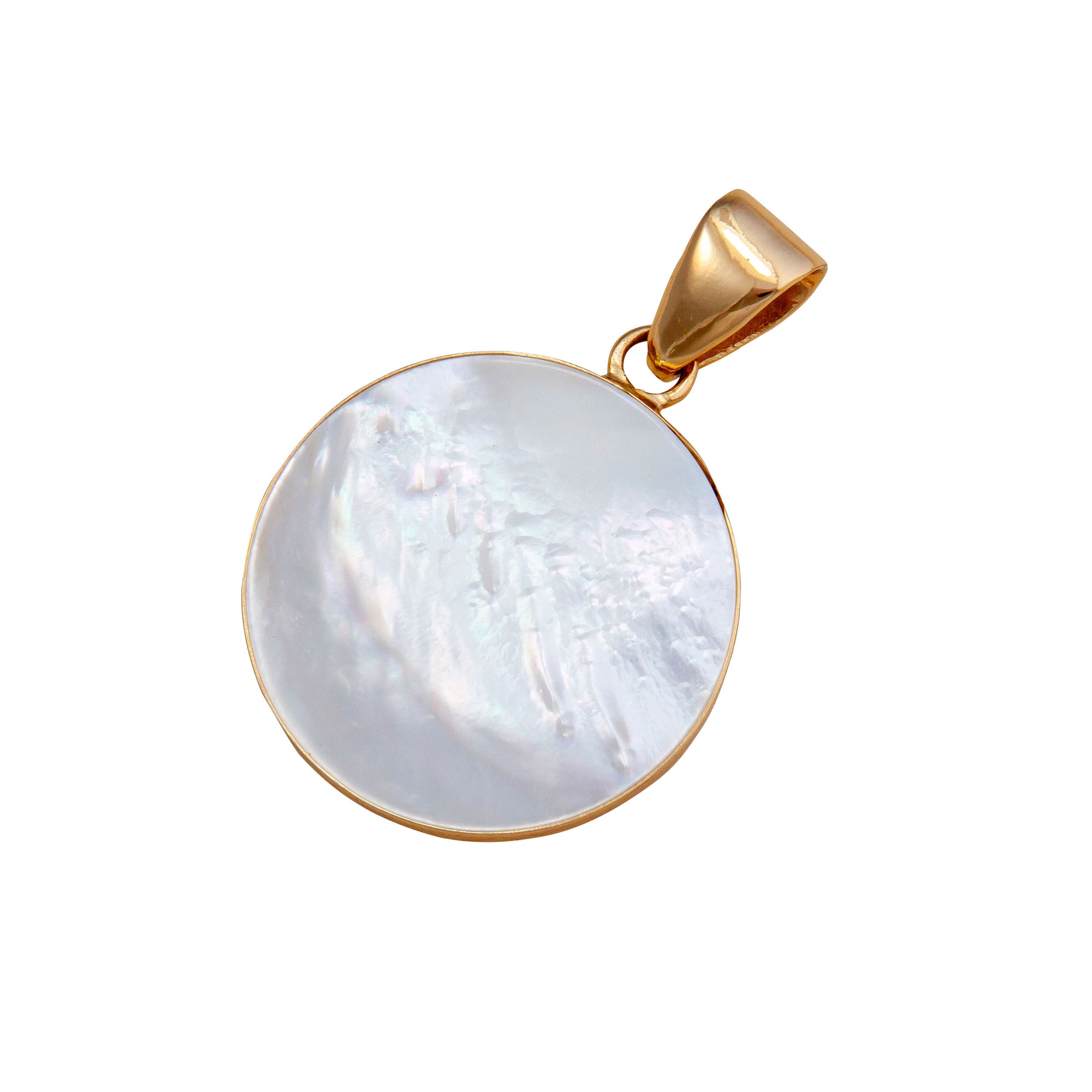 Alchemia Mother of Pearl Round Pendant | Charles Albert Jewelry