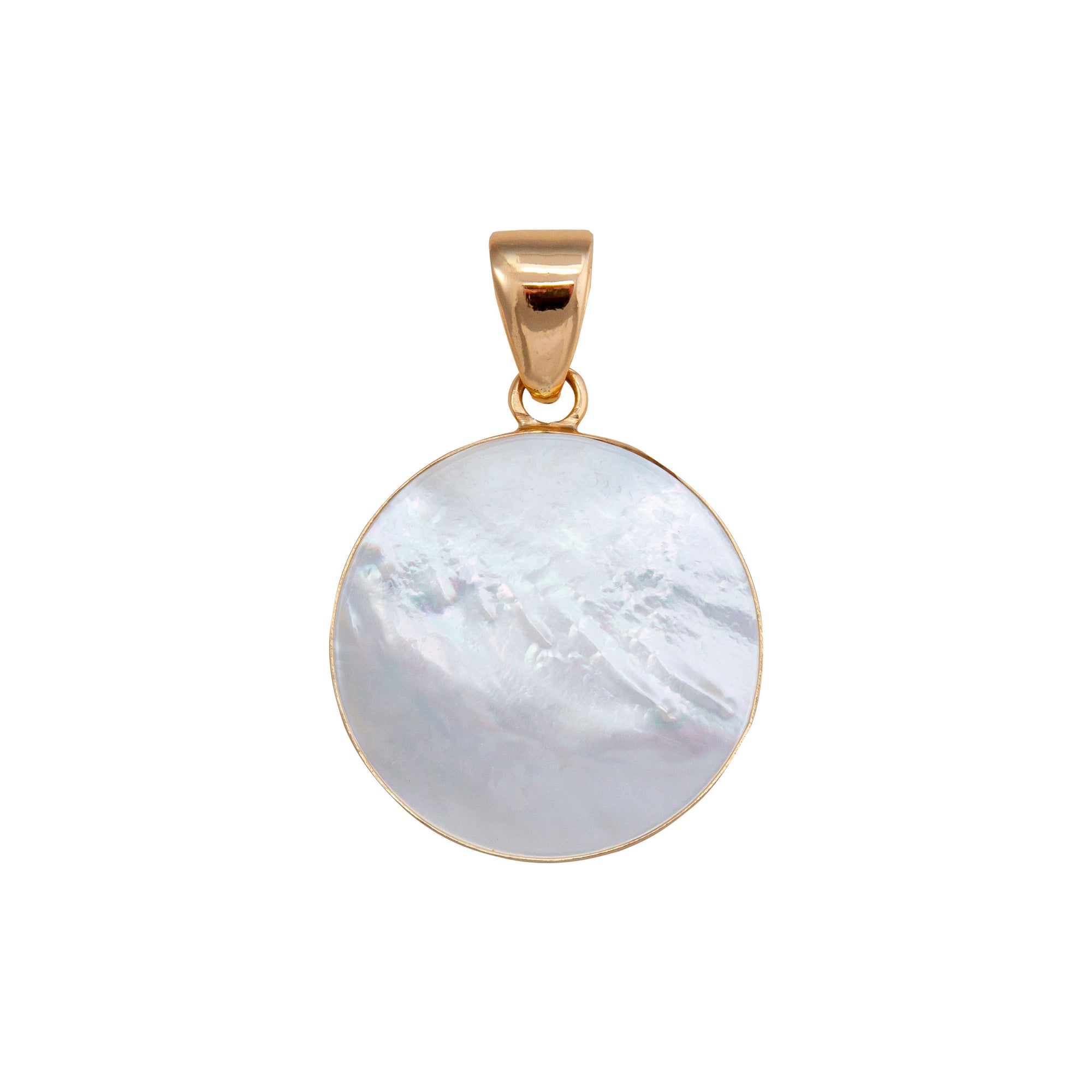 Alchemia Mother of Pearl Round Pendant | Charles Albert Jewelry