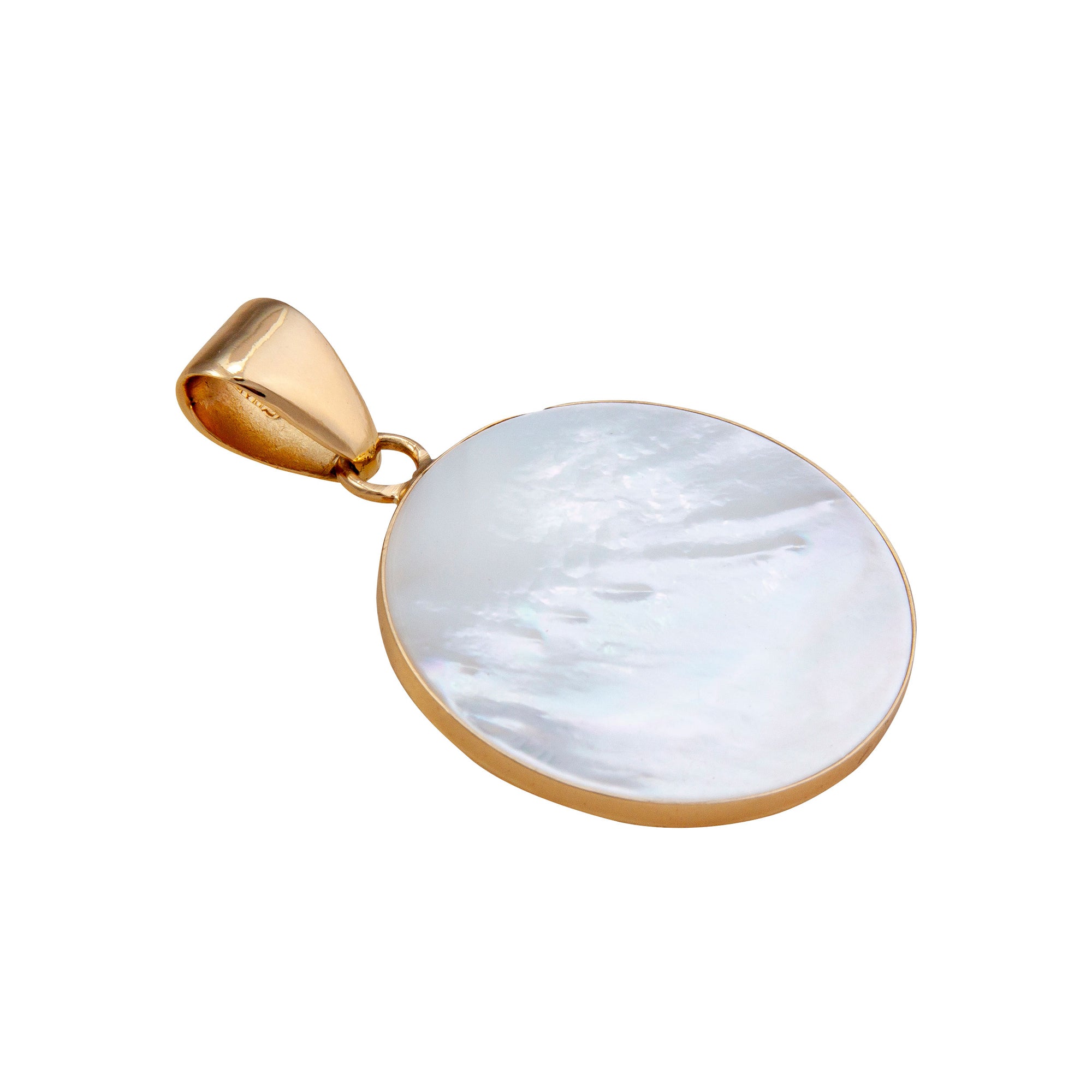 Alchemia Mother of Pearl Round Pendant | Charles Albert Jewelry