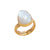 Alchemia Mother of Pearl Teardrop Adjustable Ring | Charles Albert Jewelry