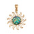 Alchemia Natural Abalone Sun Pendant - Front View | Charles Albert Jewelry