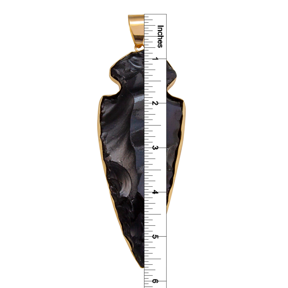 Alchemia Obsidian Arrowhead Pendant - XL | Charles Albert Jewelry