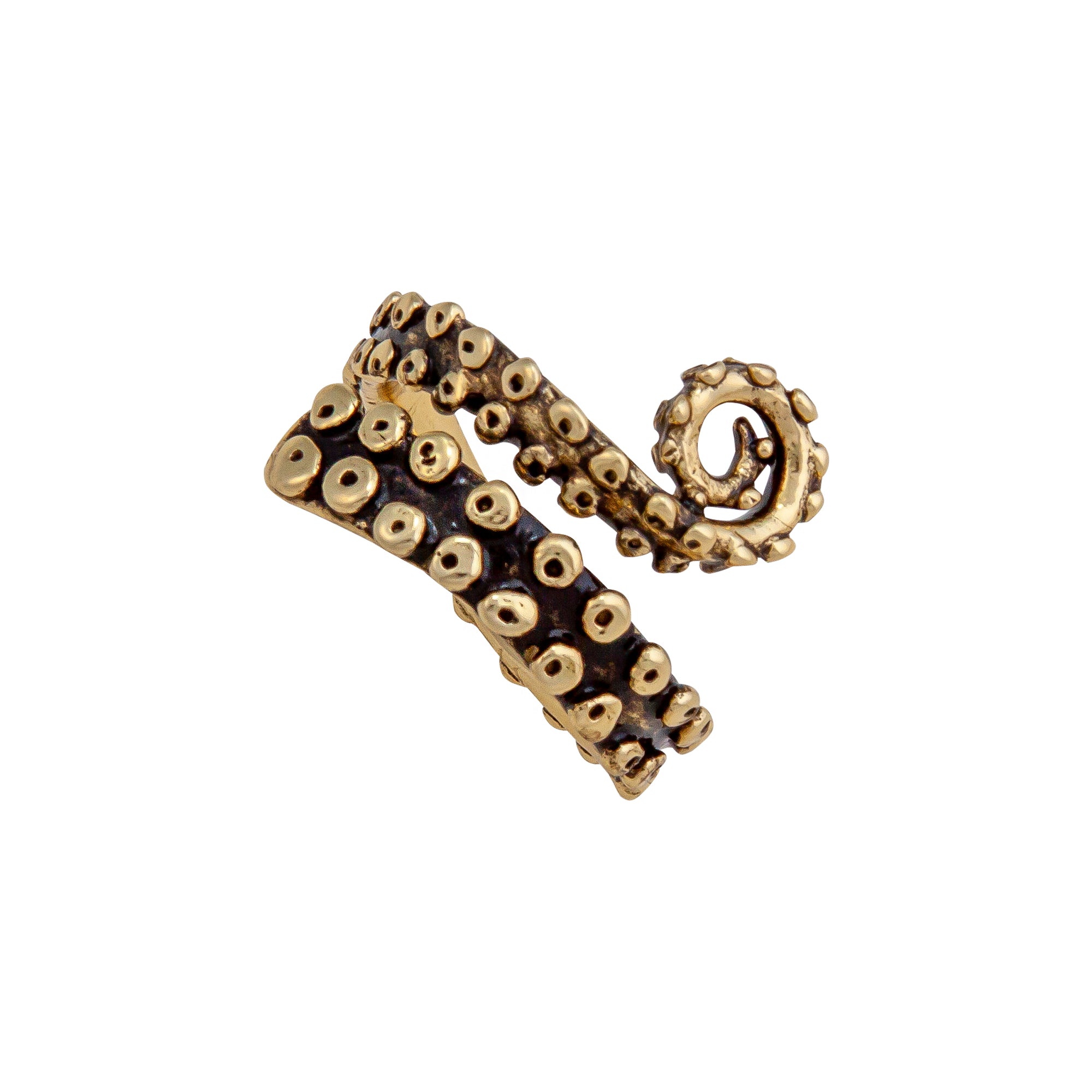 Alchemia Octopus Tentacles Oxidized Adjustable Ring | Charles Albert Jewelry