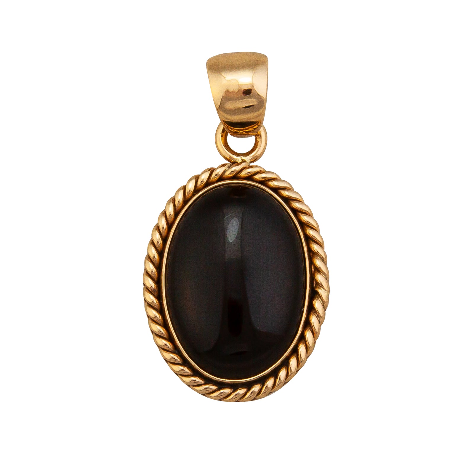 Alchemia Onyx Oval Rope Pendant | Charles Albert Jewelry