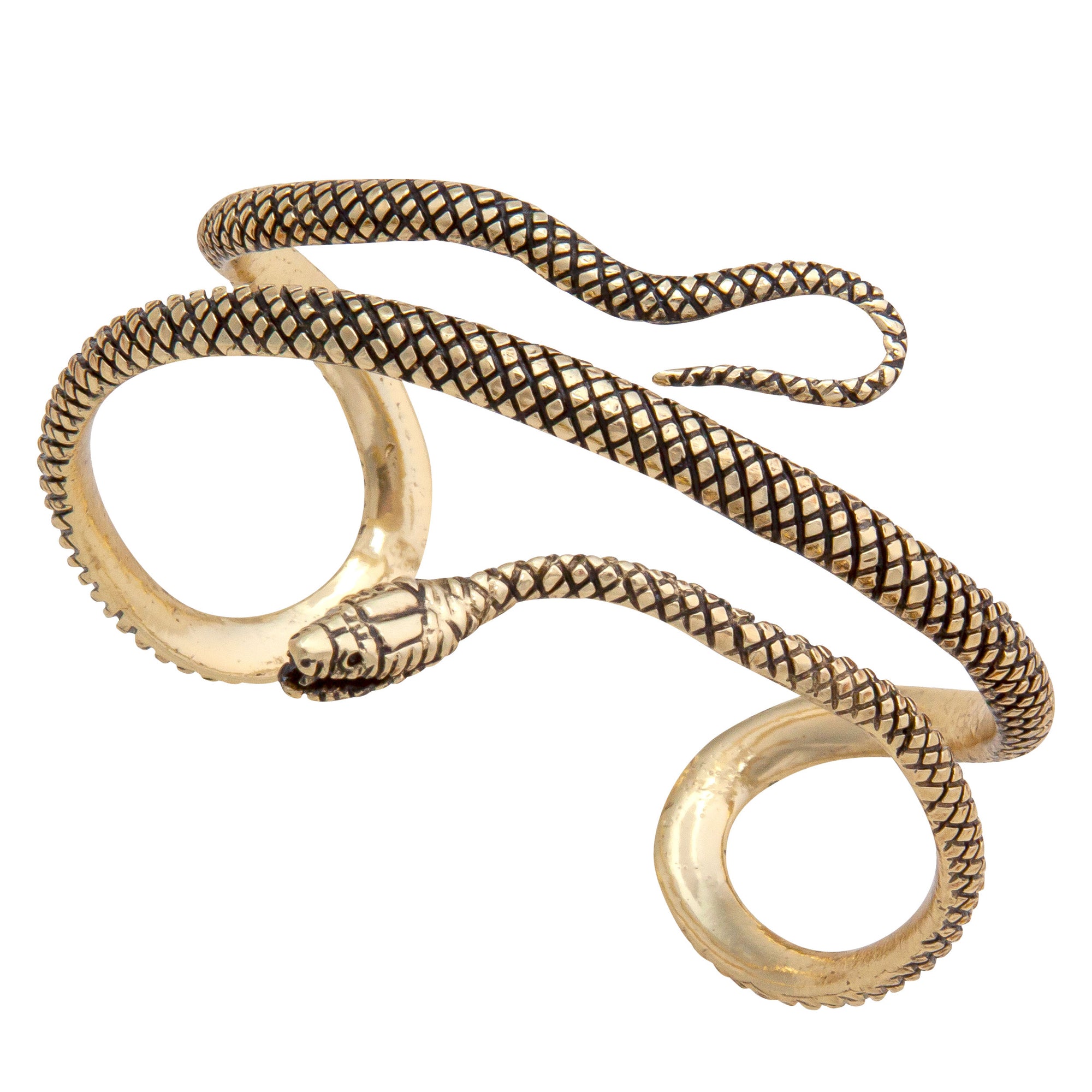 Alchemia Oxidized Snake Cuff | Charles Albert Jewelry