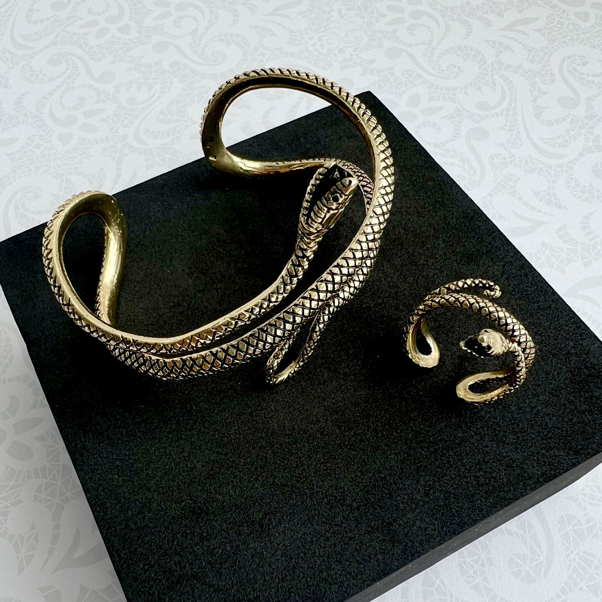 Alchemia Oxidized Snake Cuff | Charles Albert Jewelry