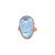 Alchemia Petite Luminite Skull Adjustable Ring | Charles Albert Jewelry