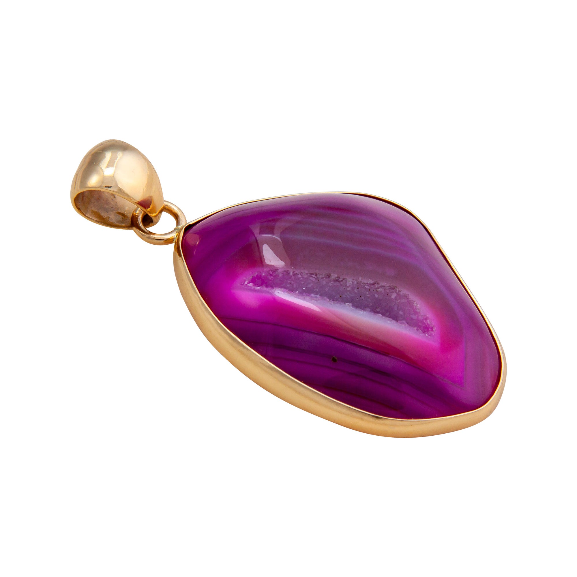 Alchemia Pink Druse Pendants | Charles Albert Jewelry