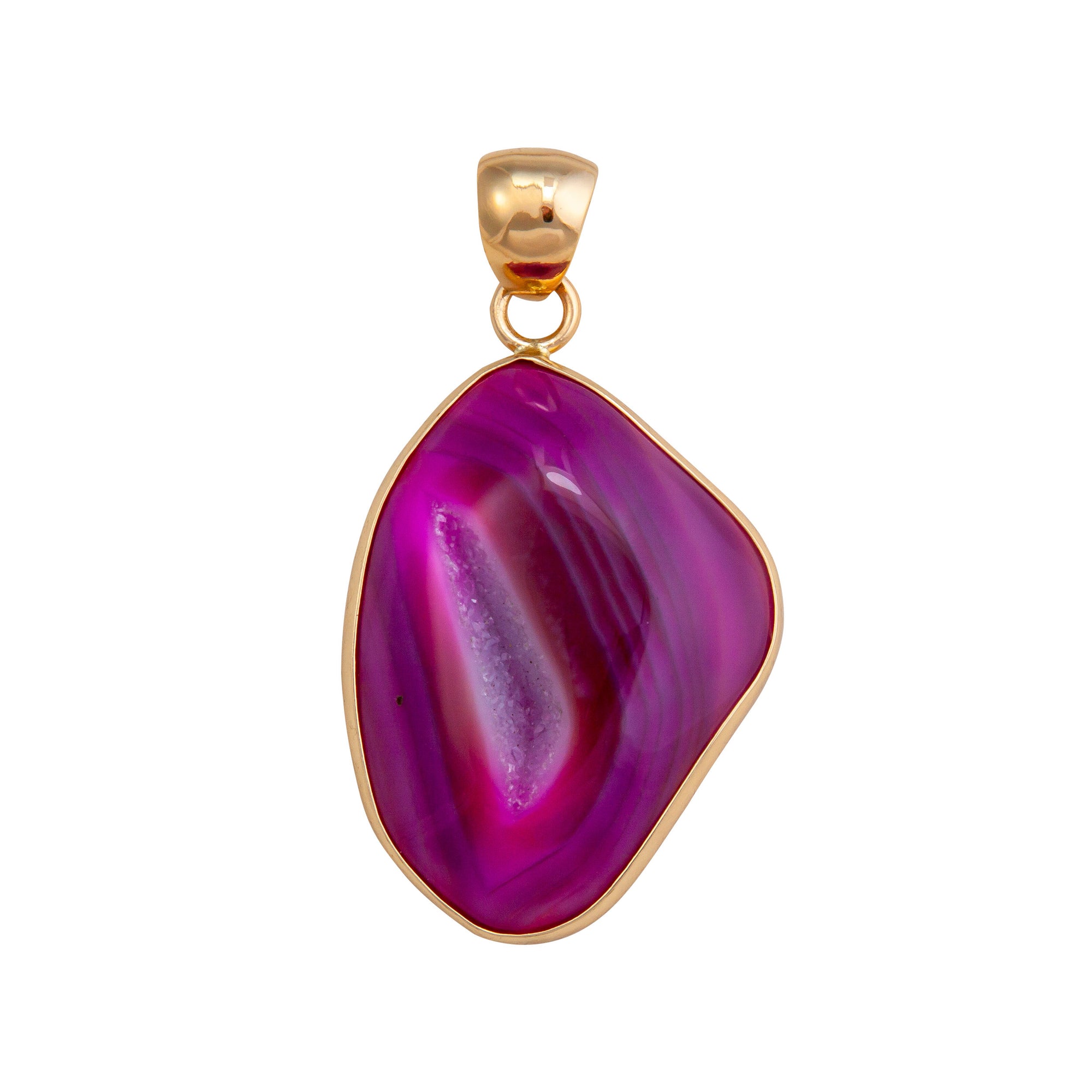 Alchemia Pink Druse Pendants | Charles Albert Jewelry