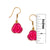 Alchemia Pink Resin Flower Earrings | Charles Albert Jewelry