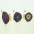 Alchemia Purple Agate Slice Multi-Band Cuff - Styles 7 to 9 | Charles Albert Jewelry