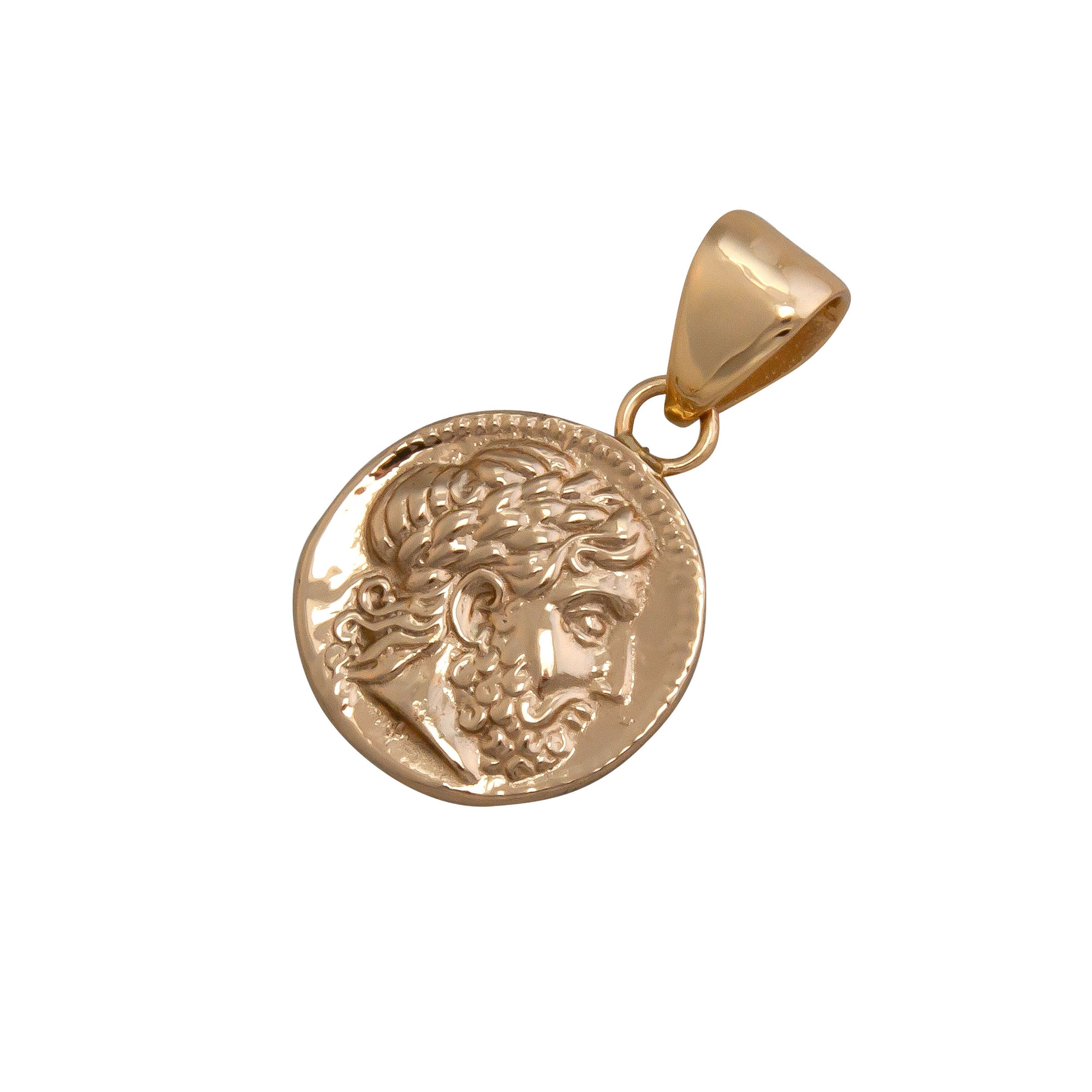 Alchemia Replica Greek Coin Reversible Pendant | Charles Albert Jewelry